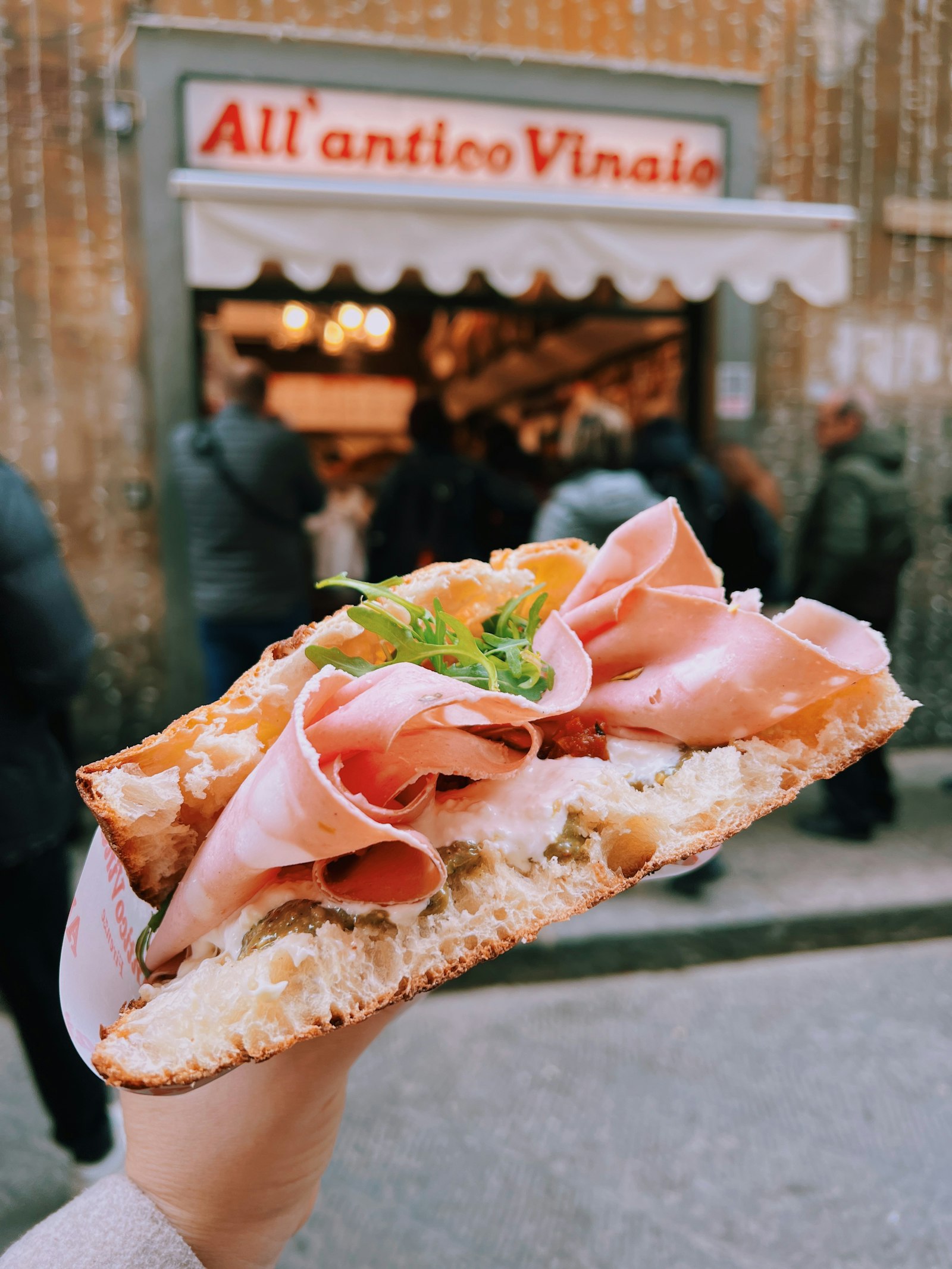 Sandwich wrapped in paper for a lower-waste takeout meal